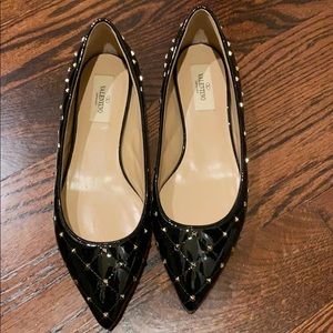 Valentino rock stud flats